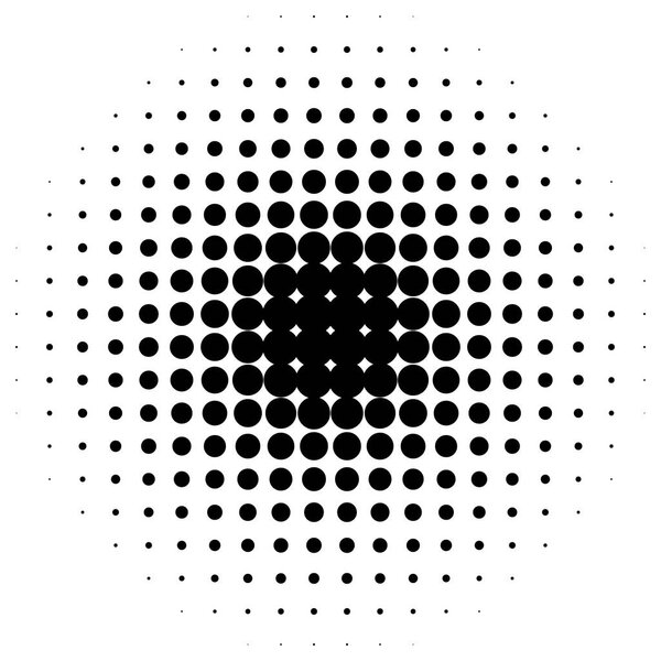 Монохромный пунктирный круговой узор
.