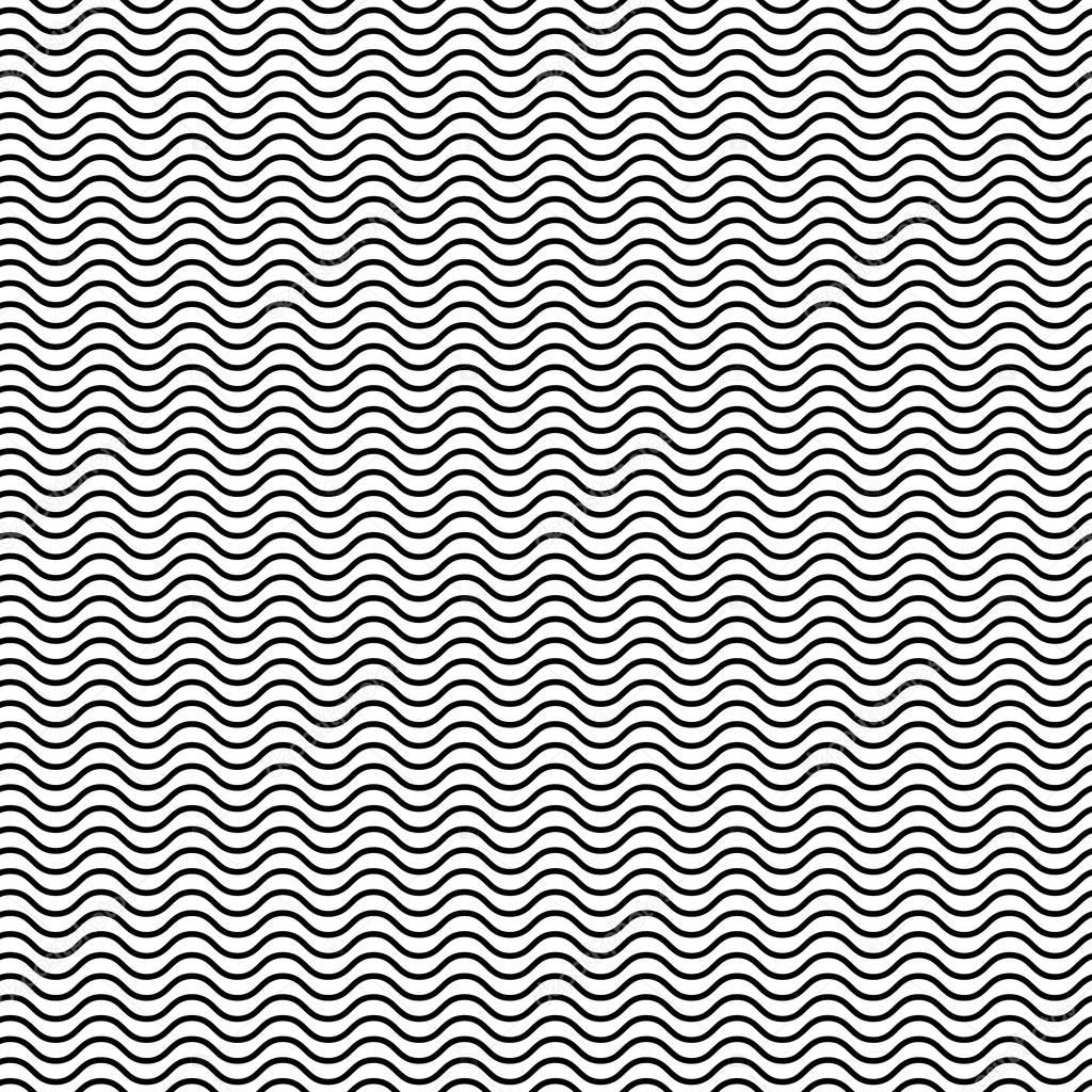 Wavy zigzag lines pattern. 