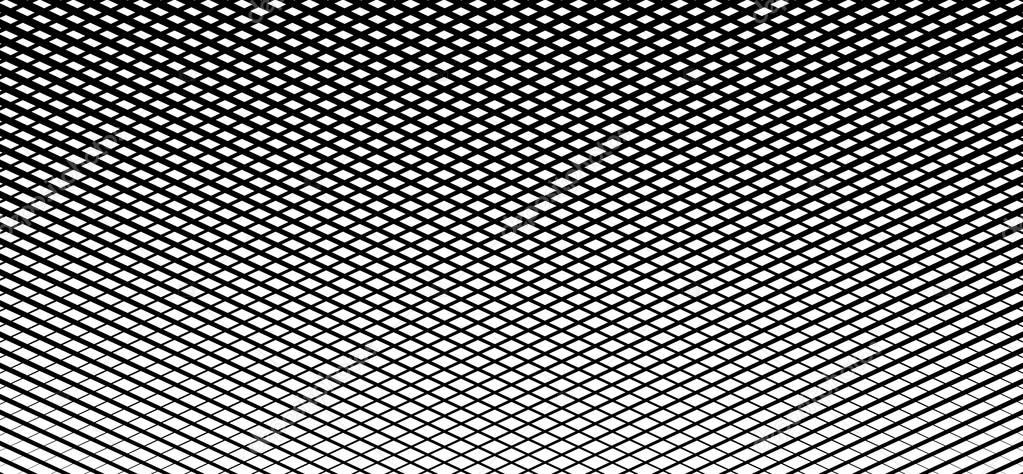 Irregular grid, mesh pattern