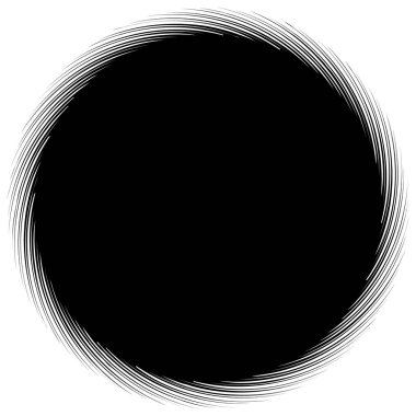 Etkisi iplik ile Radyal şekli