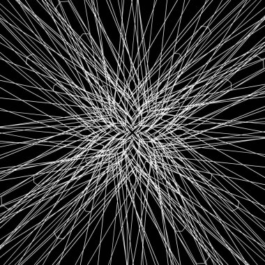 Tek renkli glitchy desen. 