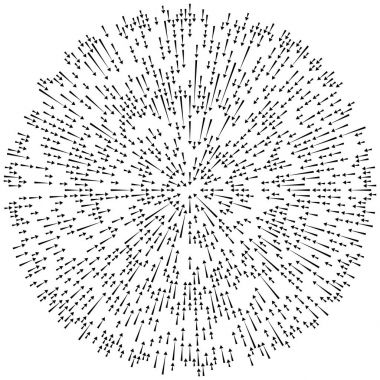 Düzensiz satırları yayılan