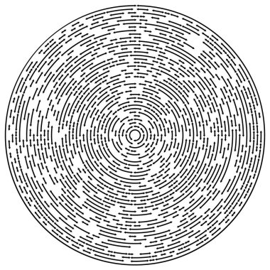 Dairesel eşmerkezli okları.