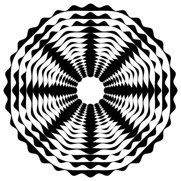 Abstrato elemento geométrico circular — Vetor de Stock