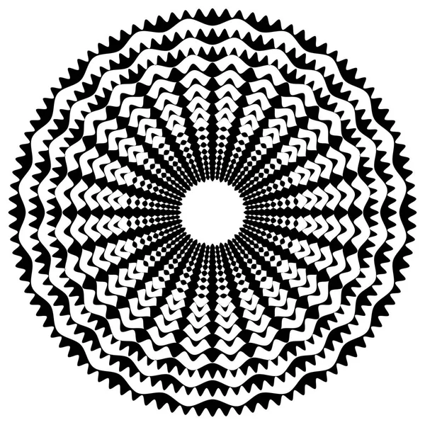 Elemento geométrico circular abstracto — Vector de stock