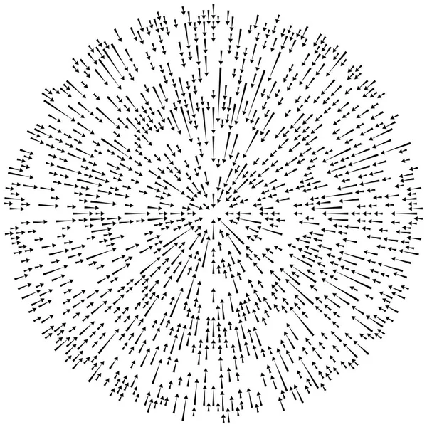 Líneas irregulares radiantes — Archivo Imágenes Vectoriales