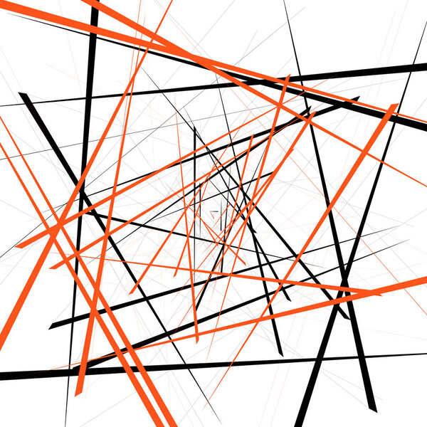 random intersecting lines