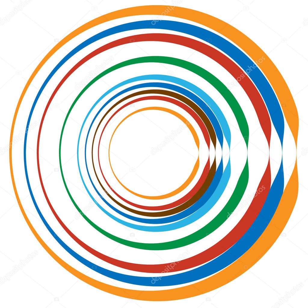 decorative concentric rings