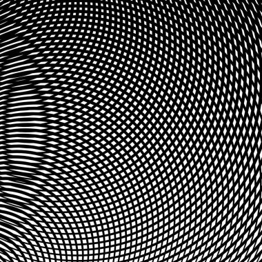 hücresel moire etkisi ile desen