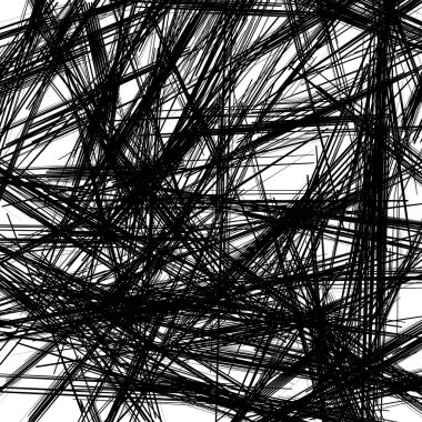 doku rastgele zikzak çizgiler ile