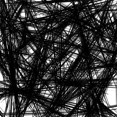 doku rastgele zikzak çizgiler ile