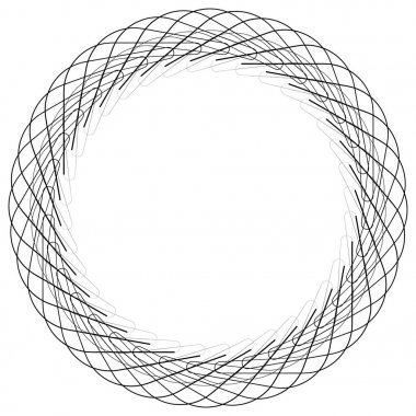 Tasarım dairesel Repoussoir öğeleri