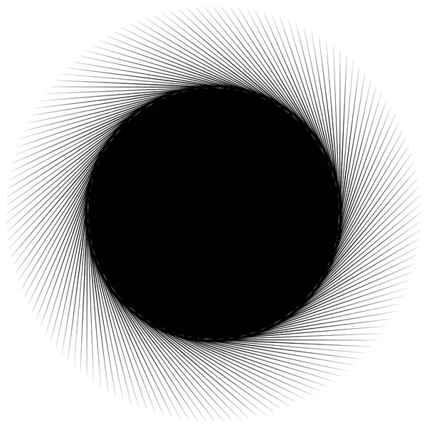 Geometrische kantige Spiralform — Stockvektor