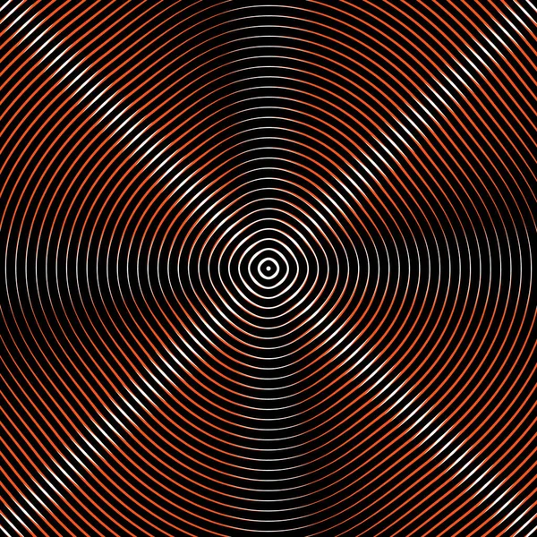 Cercles concentriques croisés — Image vectorielle