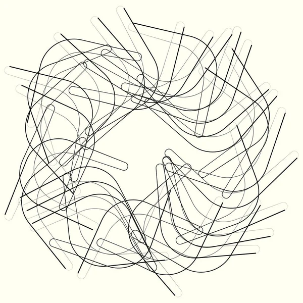 Cirkulär icke-figural designelement — Stock vektor