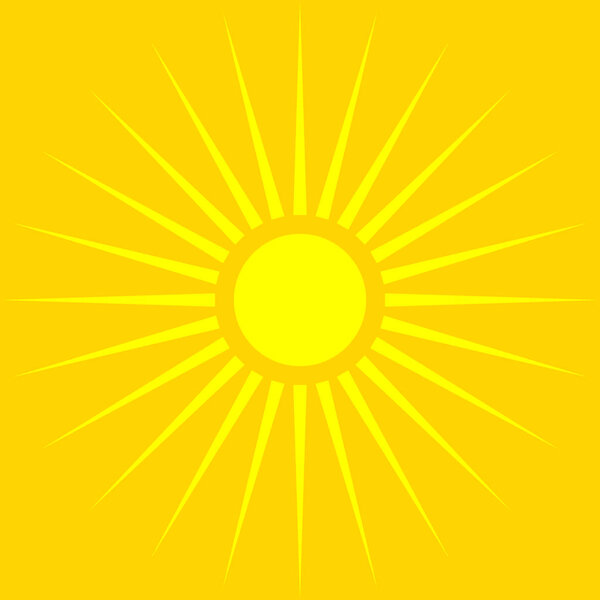 летний символ солнца
 