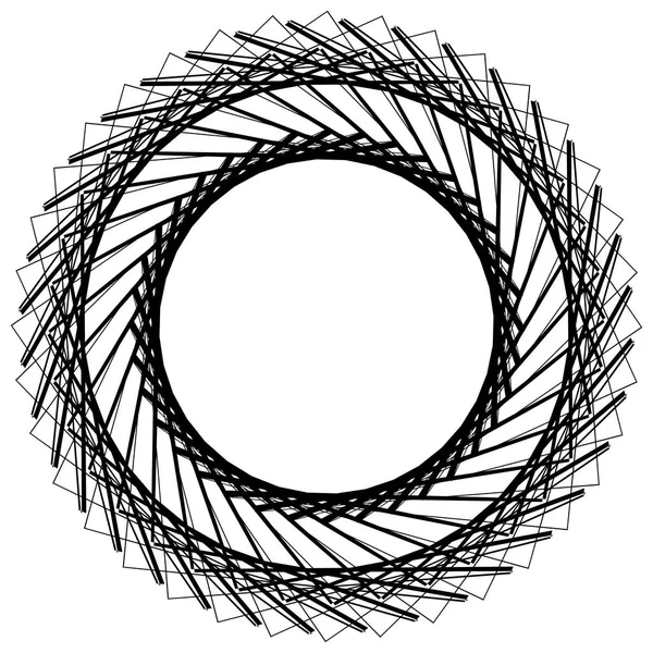 Éléments non figuratifs circulaires de conception — Image vectorielle