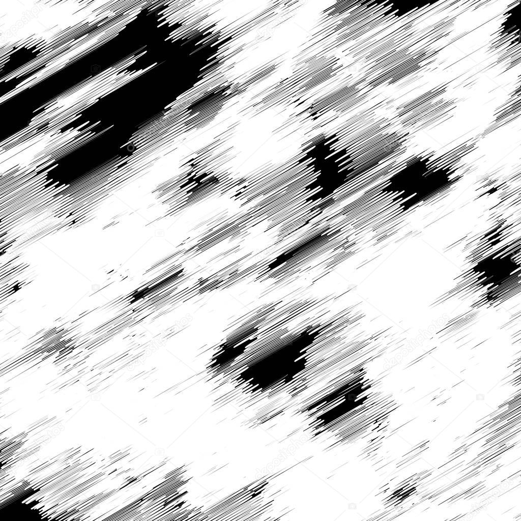 pattern of chaotic rough random shapes 