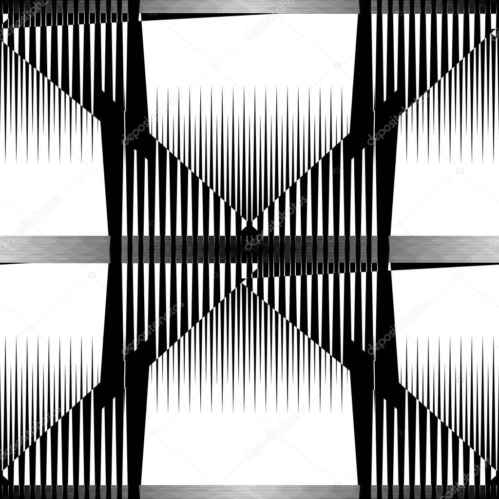 monochrome geometric repeatable pattern
