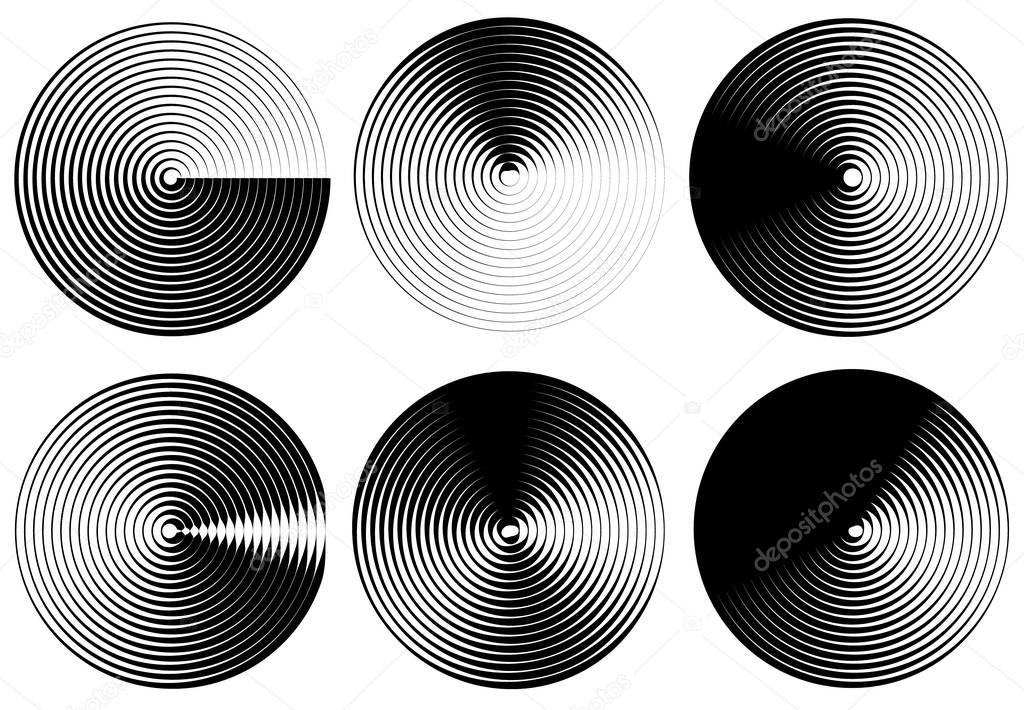 concentric circles elements