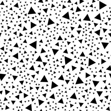 Seamless pattern with random scattered shapes clipart