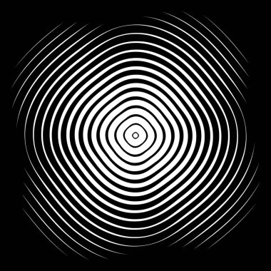 eş merkezli halkalardan tek renkli doku