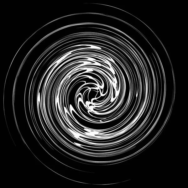 Forma con distorsión espiral — Vector de stock