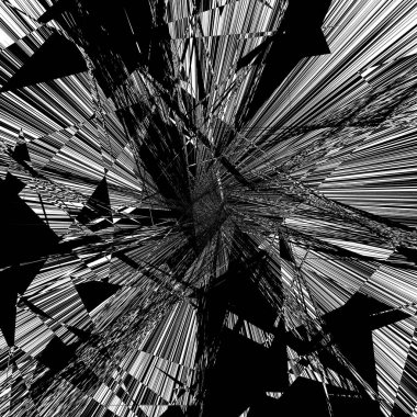 Abstract shattered, rough pattern clipart