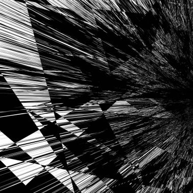 Abstract shattered, rough pattern clipart