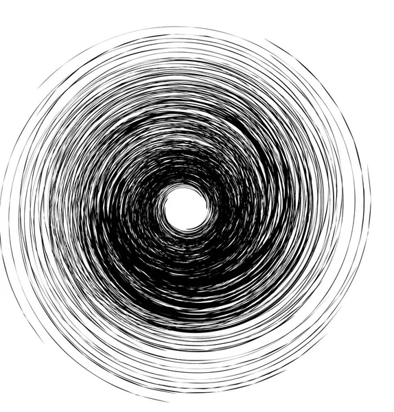 Vortex hypnotique géométrique . — Image vectorielle
