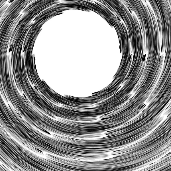 Patroon van roterende radiale lijnen — Stockvector
