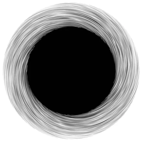 Muster rotierender radialer Linien — Stockvektor