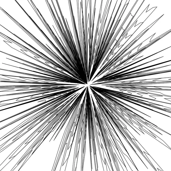 Koncentriska cirkulära mönster — Stock vektor
