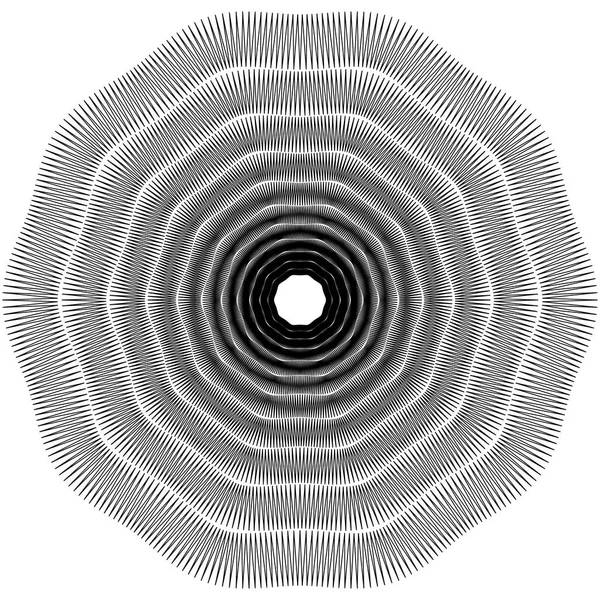 Концентрический круговой узор — стоковый вектор