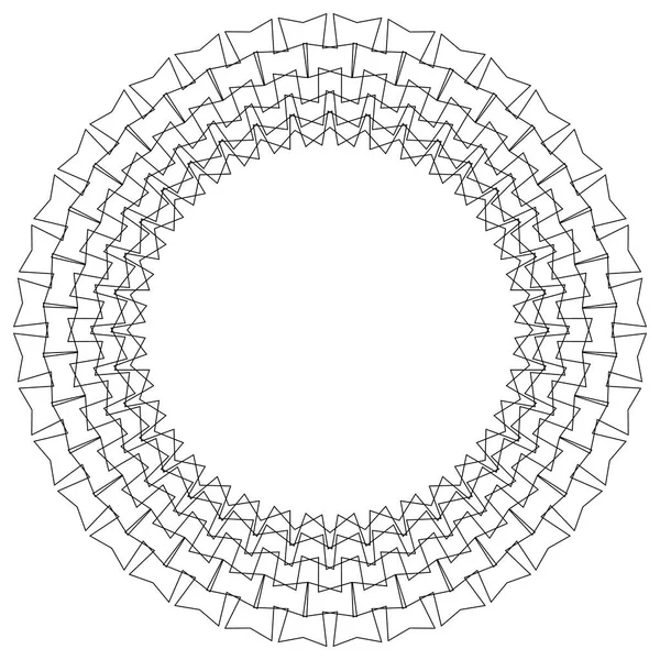 Padrão circular geométrico — Vetor de Stock