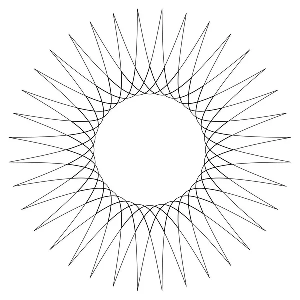 Modello circolare geometrico — Vettoriale Stock