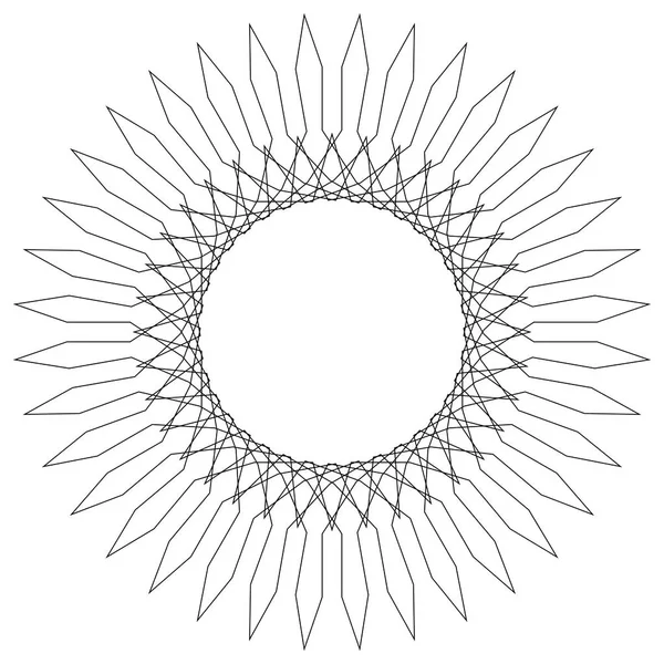 Geometriska cirkulärt mönster — Stock vektor
