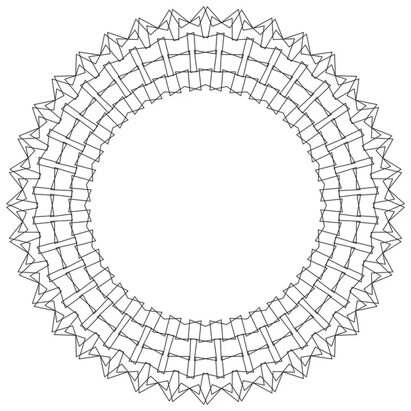 Padrão circular geométrico — Vetor de Stock