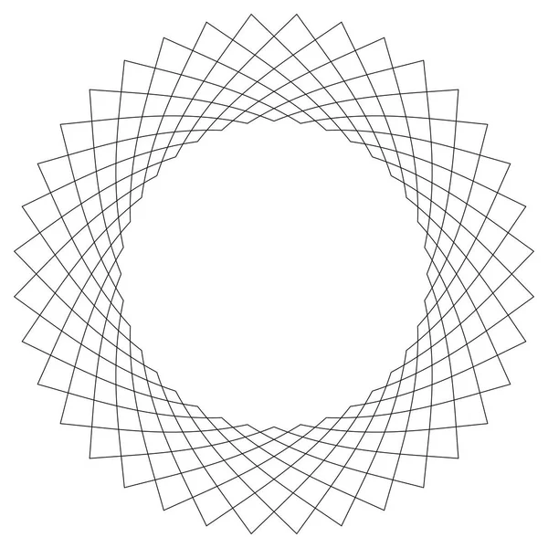 Geometric circular pattern — Stock Vector