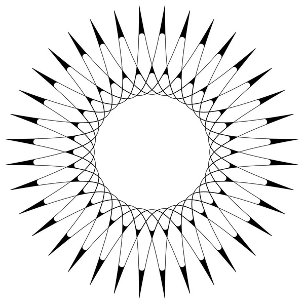 Γεωμετρική κυκλικό μοτίβο — Διανυσματικό Αρχείο