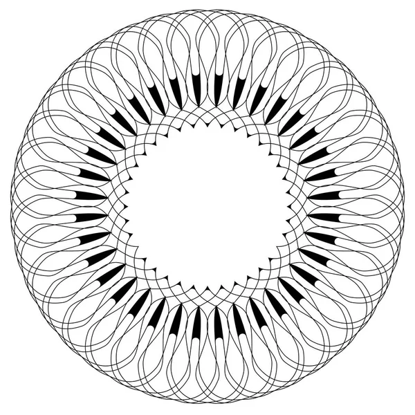 Padrão circular geométrico — Vetor de Stock