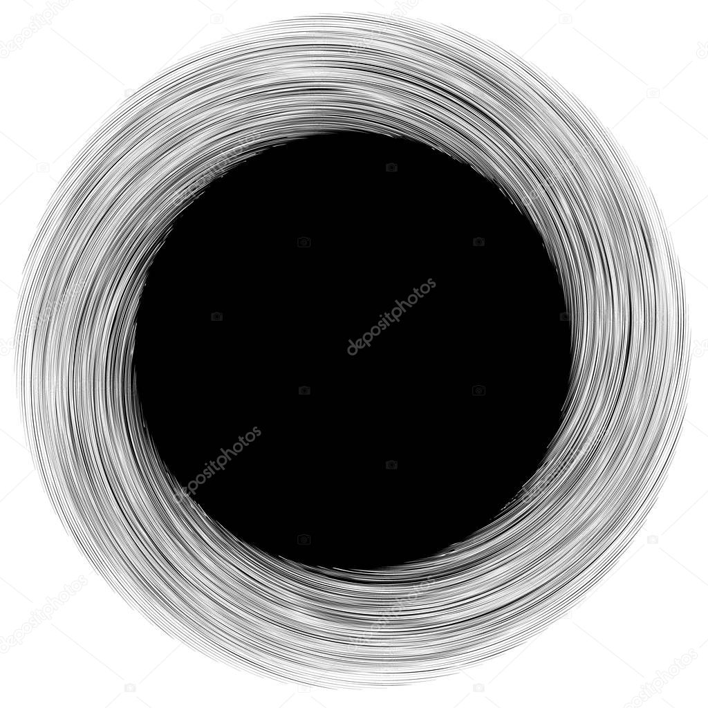 Pattern of rotating radial lines