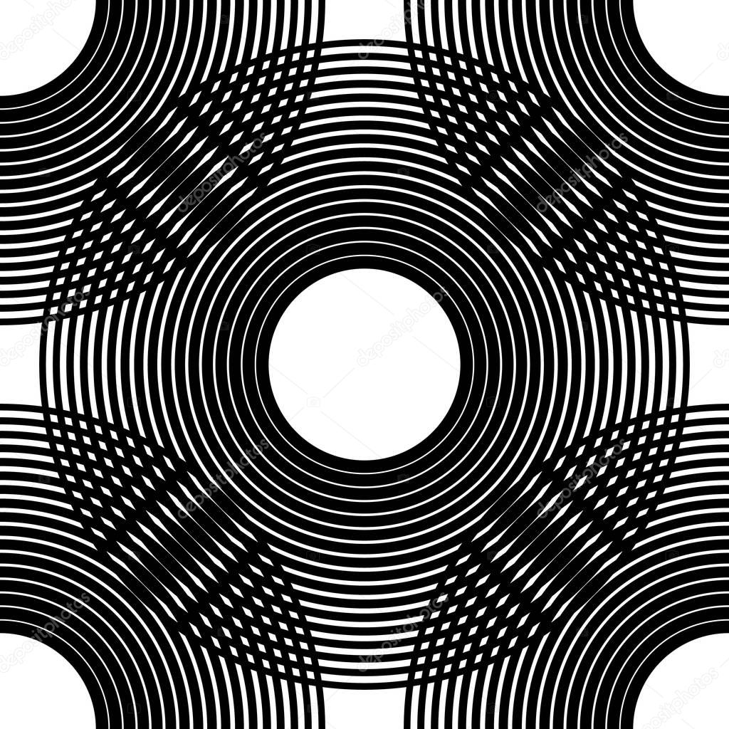 Circles seamless pattern 
