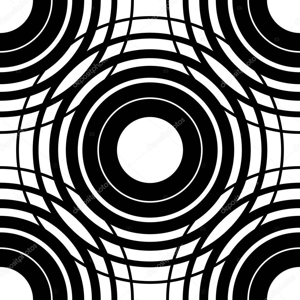 Circles seamless pattern 