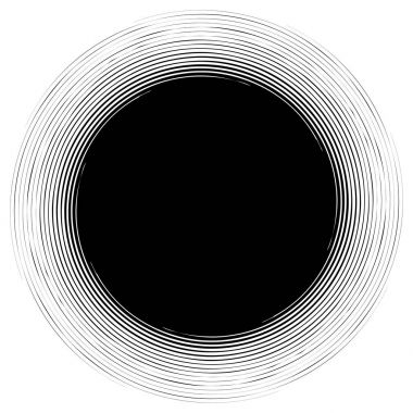 Radyal çizgiler soyut öğe yayılan,. 