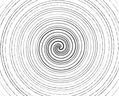 Geometrik hipnotik girdap.
