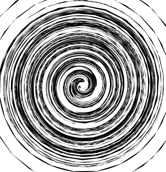 Геометрический гипнотический вихрь . — стоковый вектор