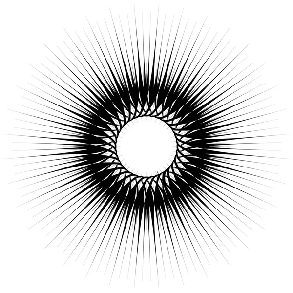 Modèle géométrique circulaire — Image vectorielle