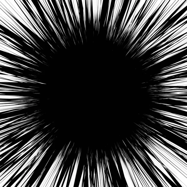 Radiella linjer strålar abstrakt illustration — Stock vektor