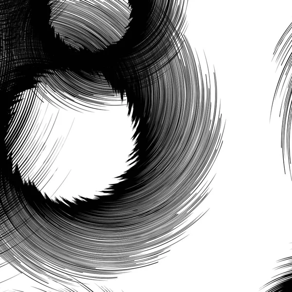 Élément abstrait géométrique noir et blanc — Image vectorielle